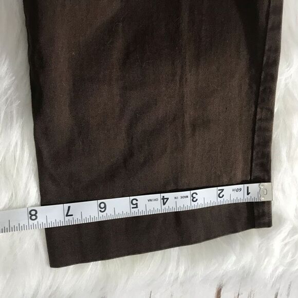Old Navy Stretch Brown dress pants trousers size 8 - Picture 5 of 9